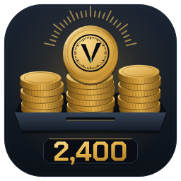 2,400 Vaultra Tokens